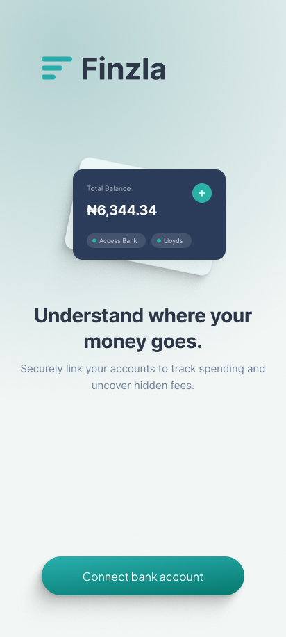 Finzla splash screen